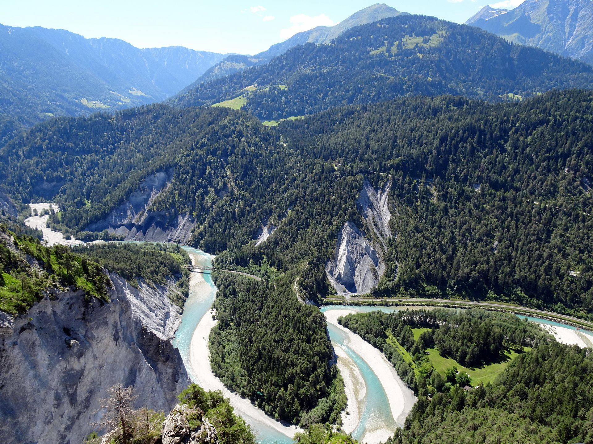 Rhine Gorge, Flims